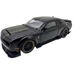 Macheta Dodge SRT Hellcat negru 1:32 – Replica metal cu lumini, usi si capota functionale - imagine 3