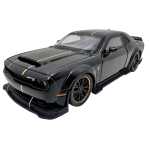 Macheta Dodge SRT Hellcat negru 1:32 – Replica metal cu lumini, usi si capota functionale - imagine 4