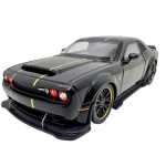 Macheta Dodge SRT Hellcat negru 1:32 – Replica metal cu lumini, usi si capota functionale