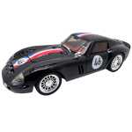 Macheta clasica de curse Ferrari Dino negru #46, replica metal scara 1:32 cu lumini, sunete si usi deschise