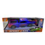 Masina cu Telecomanda Racing Sprint Car 1:16 lumini fata – design sportiv rosu-albastru - imagine 5