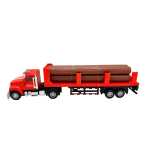 Macheta TIR Transport Lemne – Metal Die-Cast, cu busteni detasabili - imagine 5