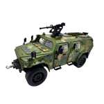 Macheta Tab transportor Militar Camuflaj cu Sunete si Lumini, Accesorii Detasabile, usi deschise, scara 1:24 - imagine 5
