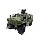 Macheta Tab transportor Militar Camuflaj cu Sunete si Lumini, Accesorii Detasabile, usi deschise, scara 1:24 - imagine 6