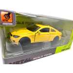 Macheta BMW M3 galben scara 1/43 cu lumini, sunet, resort - imagine 3
