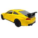 Macheta BMW M3 galben scara 1/43 cu lumini, sunet, resort - imagine 5