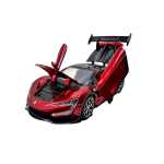 Macheta BYD U9 supercar rosu scara 1:32 replica metal lumini si sunete, usi deschise - imagine 9