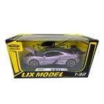 Macheta BYD U9 supercar albastra scara 1:32 replica metal lumini si sunete, usi deschise