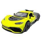 Macheta supercar Mercedes AMG ONE galben 1:32 replica metal lumini si sunete, usi fluture deschise