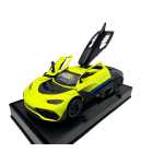 Macheta supercar Mercedes AMG ONE galben 1:32 replica metal lumini si sunete, usi fluture deschise - imagine 7