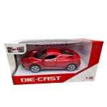 Macheta Ferrari rosu scara 1:36 replica metal lumini si sunete, usi deschise