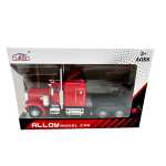 Macheta camion american rosu clasic cu sunet si lumini 1:32