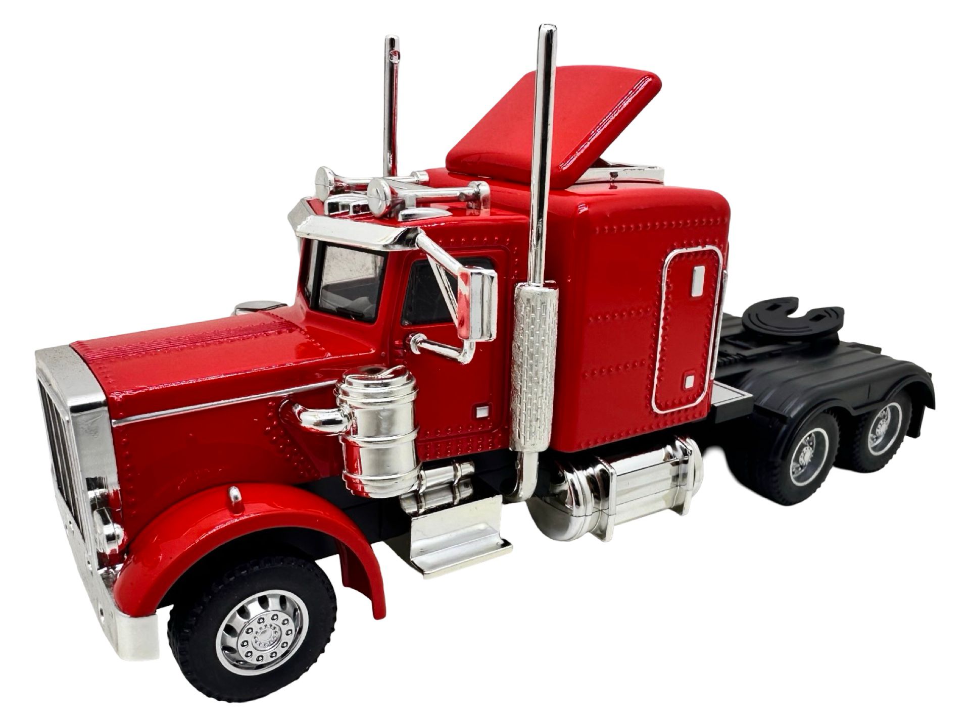 IMG-20251111-WA0540 Macheta camion american rosu clasic cu sunet si lumini 1:32