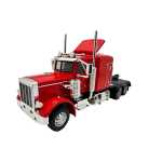 Macheta camion american rosu clasic cu sunet si lumini 1:32 - imagine 4