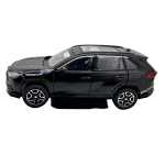 Macheta metal Toyota RAW 4 neagra sunet, lumini, deschide tot, scara 1:22 - imagine 3