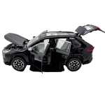 Macheta metal Toyota RAW 4 neagra sunet, lumini, deschide tot, scara 1:22 - imagine 7
