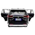 Macheta metal Toyota RAW 4 neagra sunet, lumini, deschide tot, scara 1:22 - imagine 10