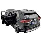 Macheta metal Toyota RAW 4 neagra sunet, lumini, deschide tot, scara 1:22 - imagine 11
