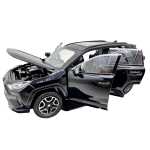 Macheta metal Toyota RAW 4 neagra sunet, lumini, deschide tot, scara 1:22 - imagine 12