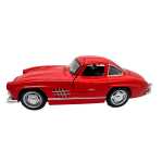 Macheta Mercedes-Benz 300SL Gullwing rosu 1/36 sunete lumini deschide usile si capotele - imagine 6