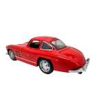 Macheta Mercedes-Benz 300SL Gullwing rosu 1/36 sunete lumini deschide usile si capotele - imagine 7