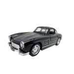 Macheta Mercedes-Benz 300SL Gullwing negru 1/36 sunete, lumini, deschide usile si capotele - imagine 3