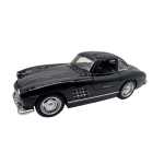 Macheta Mercedes-Benz 300SL Gullwing negru 1/36 sunete, lumini, deschide usile si capotele - imagine 4