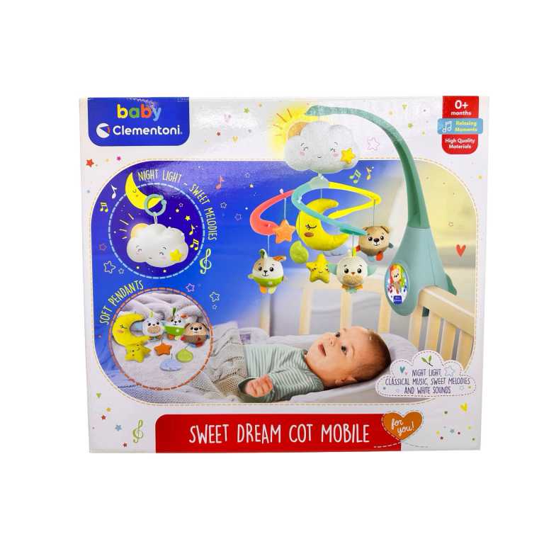Carusel Muzical Clementoni Sweet Dream Cot Mobile 0+