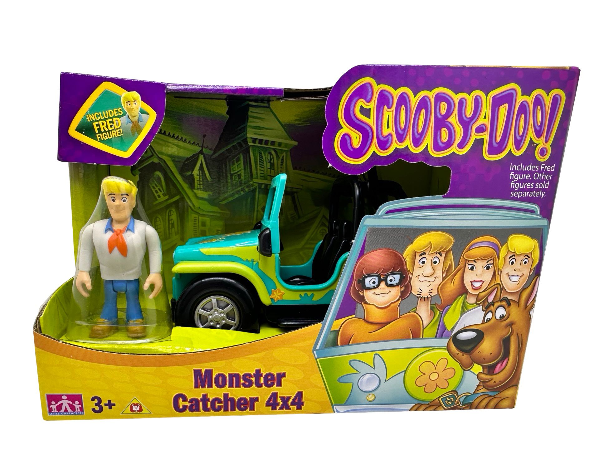 Masina Scooby Doo Monster Catcher 4×4 cu figurina Fred 3+ Masina Scooby Doo Monster Catcher 4x4 cu figurina Fred 3+ - imagine 1