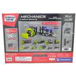 Set Stiintific Clementoni Mechanics Car Transporter 10-in Laborator de Mecanica 190+ Piese 8+