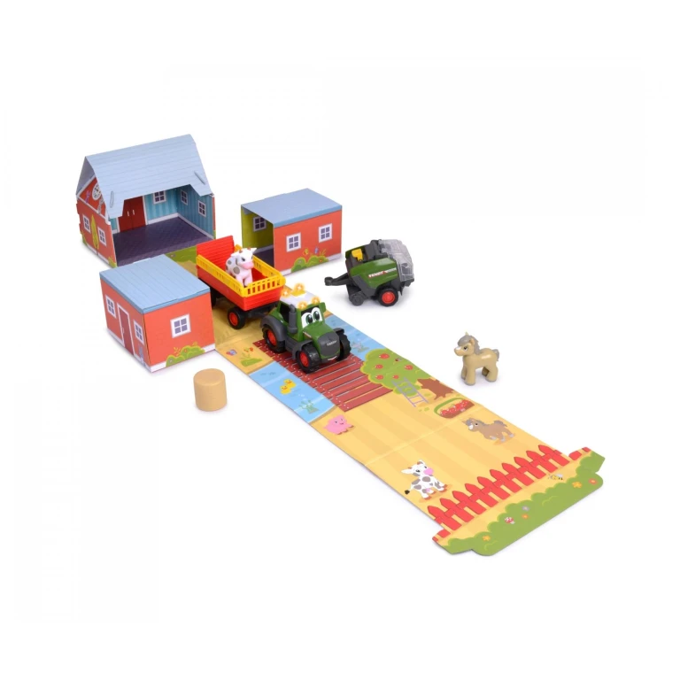 Set Ferma cu Tractoras Fendt ABC Simba 12 luni+