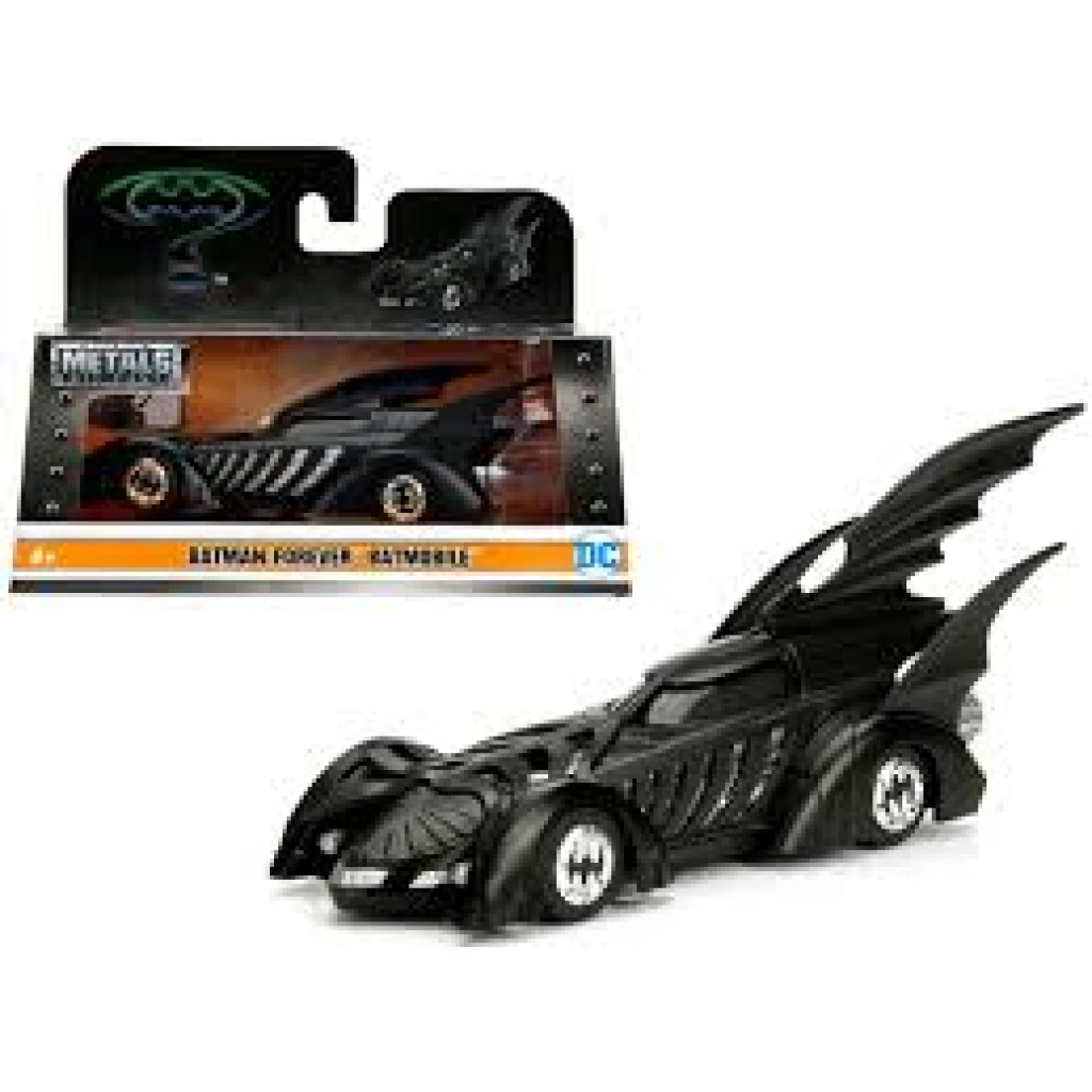 Macheta Batman Forever Batmobile metalica neagra editie de colectie 13 cm