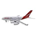 Macheta metal avion Airbus A380 cu lumini si sunete 25cm - imagine 8