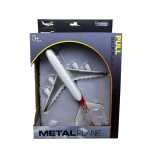 Macheta metal avion Airbus A380 cu lumini si sunete 25cm - imagine 15