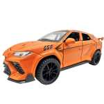 Macheta Lamborghini Urus portocaliu cu sunete lumini deschide usile si capotele - imagine 10