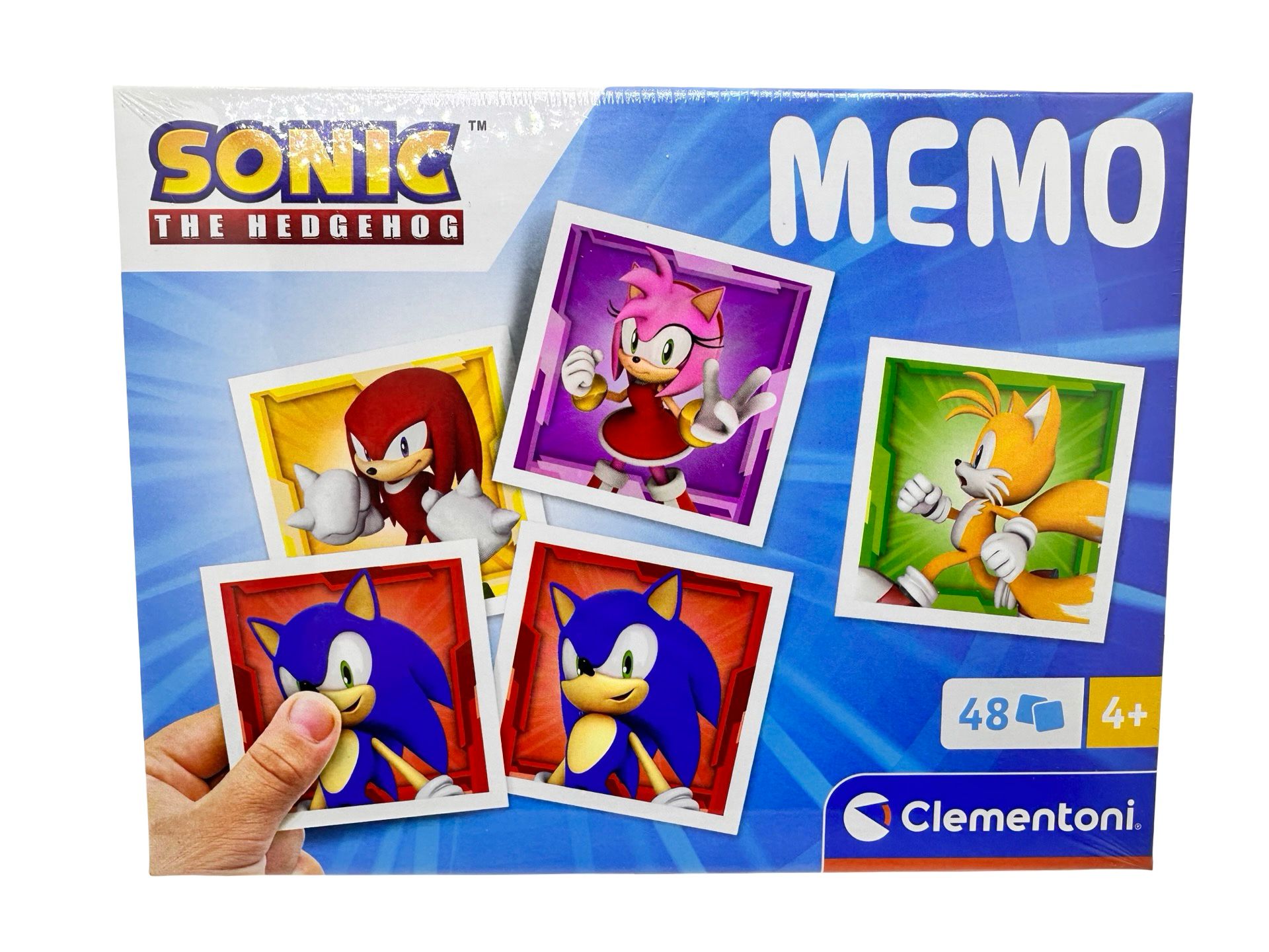 Joc Memo Sonic the Hedgehog 48 Carduri Clementoni Joc Memo Sonic the Hedgehog 48 Carduri Clementoni