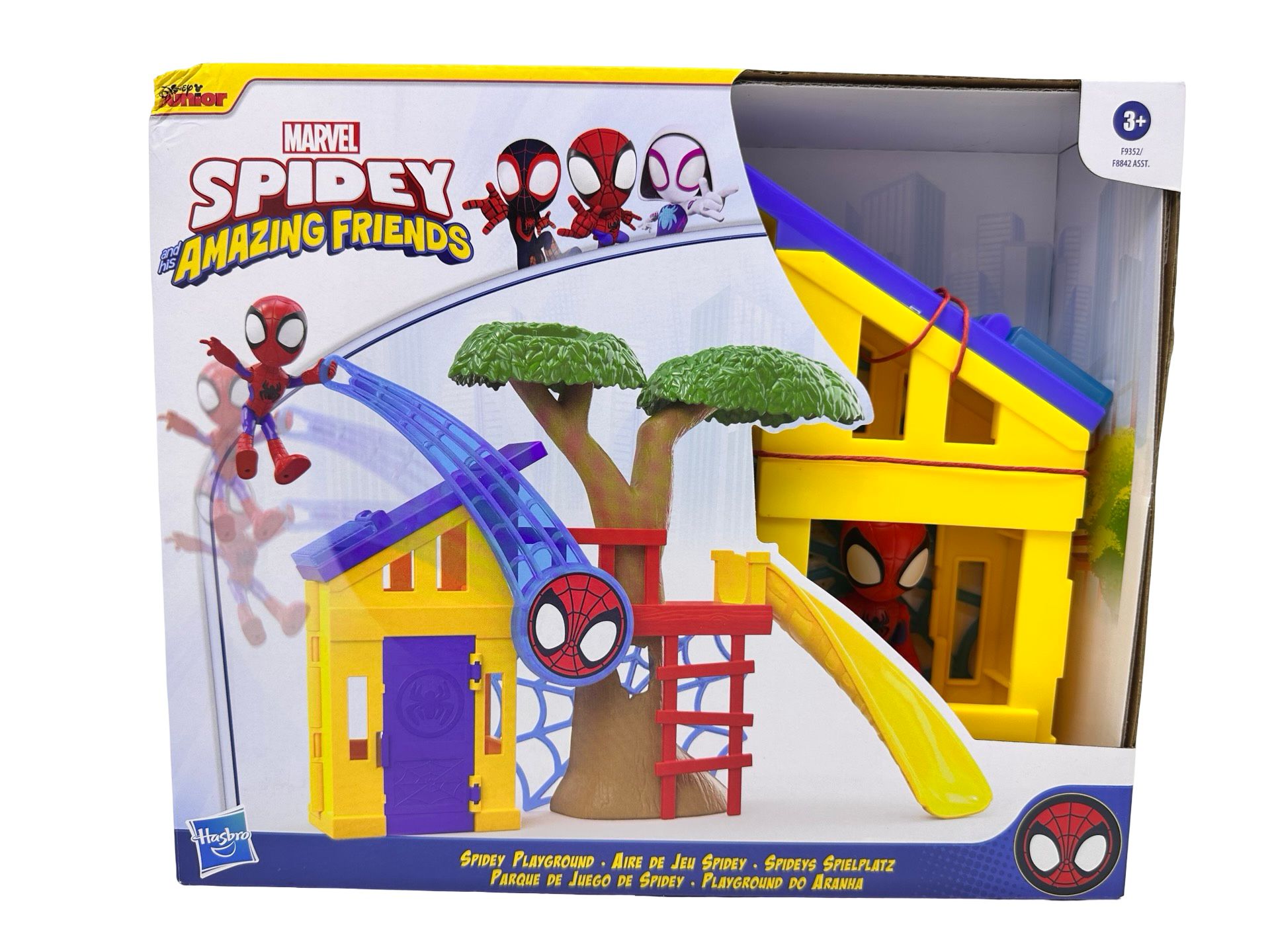 Set Spidey and His Amazing Friends Spidey Playground cu Figurina 3+ Set Spidey and His Amazing Friends Spidey Playground cu Figurina 3+