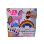 Set creativ Paint Your Own Rainbow and Unicorn cu figurine de pictat