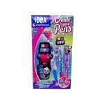 Set creativ cu 3 pixuri personalizate pentru copii Clementoni Best friends forever