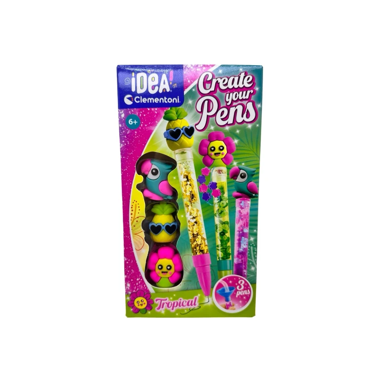 Set creativ pixuri personalizate Clementoni Tropical