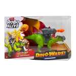Dino Wars Stegosaurus Robo Alive Zuru jucarie dinozaur electronic cu lumini sunete si proiectile
