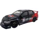 Macheta Lancer Evolution IX Rally 1:32 replica metal lumini si sunete usi capota si portbagaj deschise