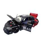 Macheta Mitsubishi Lancer Evolution IX Rally 1:32 replica metal lumini si sunete usi capota si portbagaj deschise - imagine 7