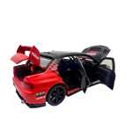 Macheta Mitsubishi Lancer Evolution IX Rally 1:32 replica metal lumini si sunete usi capota si portbagaj deschise - imagine 11