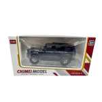 Macheta Toyota Land Cruiser Prado neagra 1/32 sunet lumini deschide usile si capotele