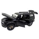 Macheta Toyota Land Cruiser Prado neagra 1/32 sunet lumini deschide usile si capotele - imagine 7