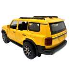 Macheta Toyota Land Cruiser Prado galbena 1/32 sunet lumini deschide usile si capotele - imagine 5