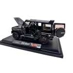 Macheta Mercedes G-Class Brabus AMG negru 1:24 Die-Cast cu usi capota deschise sunete si lumini - imagine 6