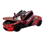 Macheta McLaren rosu 1:32 replica metal usi capota portbagaj functionale sunete si lumini - imagine 6