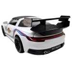 Macheta Porsche Martini 88 alb 1:32 usi capota portbagaj functionale sunete si lumini - imagine 7